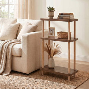 Staand rek Nampernu 62x40x18 cm met deur opbergvakken [en.casa]