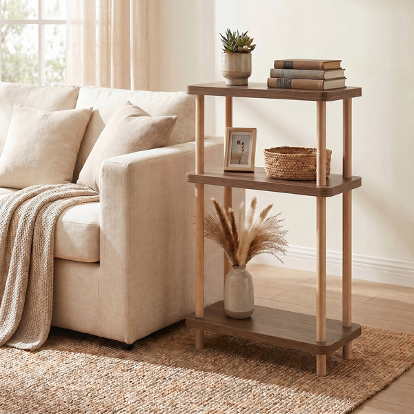 Staand rek Nampernu 62x40x18 cm met deur opbergvakken [en.casa]