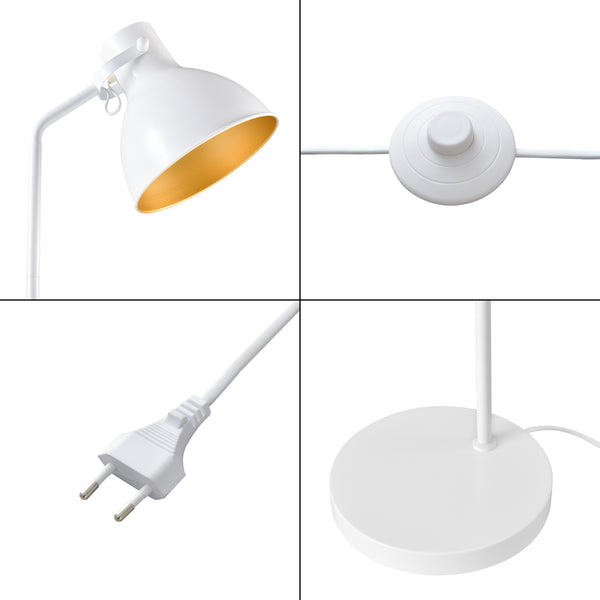 [lux.pro] Vloerlamp staande lamp Belfast metaal 165 cm - 2 varianten