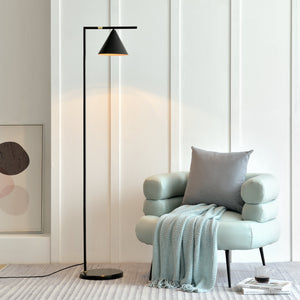 [lux.pro] Vloerlamp staande lamp Leicester 160 cm metaal marmer - 2 varianten