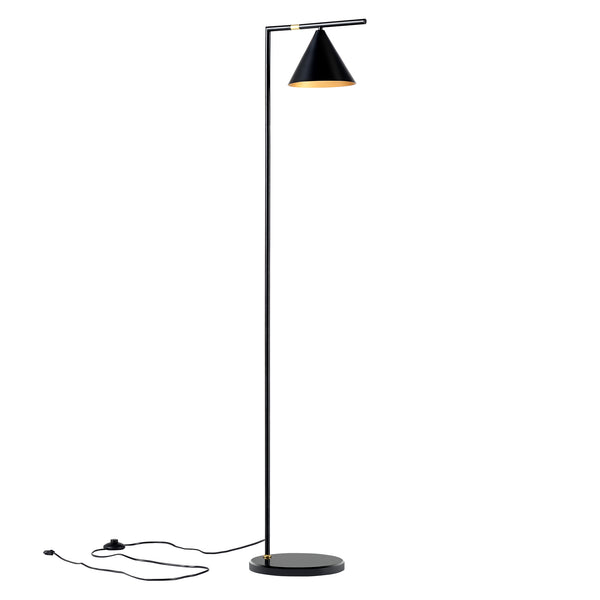 [lux.pro] Vloerlamp staande lamp Leicester 160 cm metaal marmer - 2 varianten