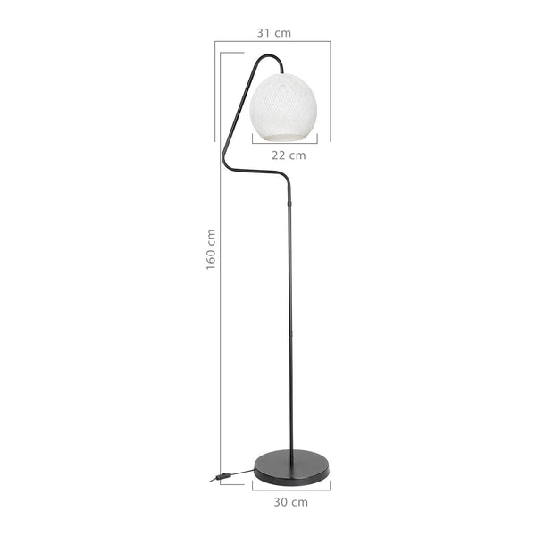 [lux.pro] Staande lamp vloerlamp Littlehampton E27 - 3 varianten