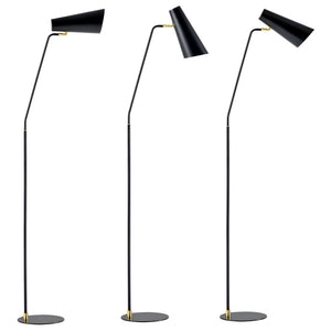 [lux.pro] Vloerlamp staande lamp Norwich metaal E27 160 cm - 2 varianten