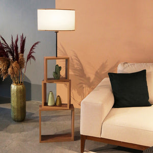 Staande lamp Mansfield met opbergvakken [lux.pro] - premiumXL