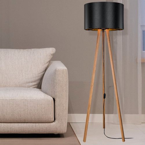 Staande lamp Keynes E27 in verschillende kleuren [lux.pro] - premiumXL