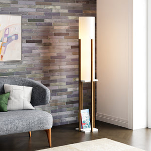 Stehlampe Gisborne met plank [lux.pro] - premiumXL