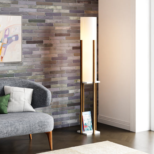 Stehlampe Gisborne met plank [lux.pro] - premiumXL
