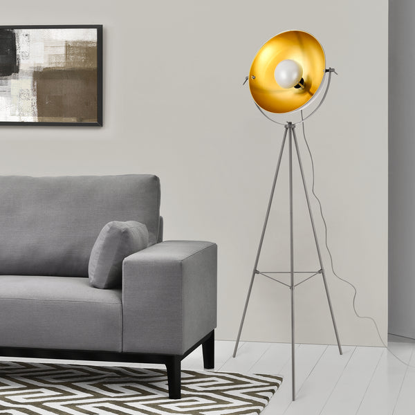 Vloerlamp staande lamp Angers 158 cm tripod E27 - 3 varianten