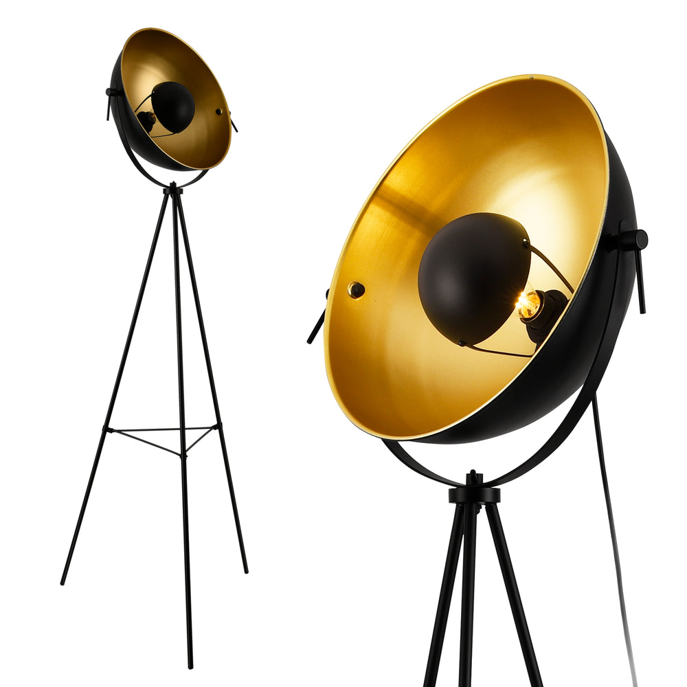 Vloerlamp staande lamp Angers 158 cm tripod E27 - 3 varianten