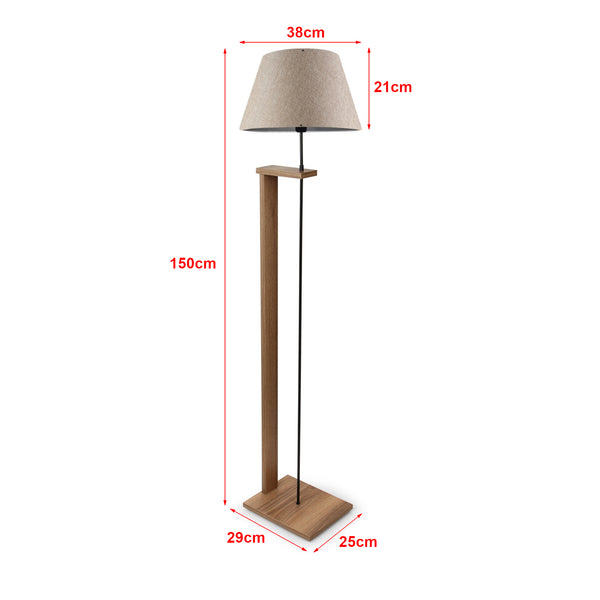 [lux.pro] Staande lamp Bromwich vloerlamp 150 cm E27 - 2 varianten