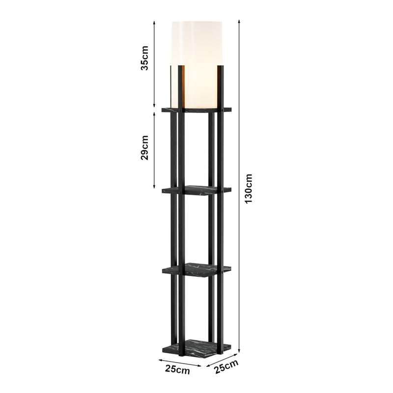Maatschets lux.pro Staande lamp Stourbridge 130x25x25 cm E27 - 4 varianten