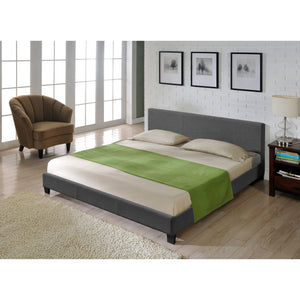 Modern stoffen bedframe donkergrijs CORIUM - premiumXL