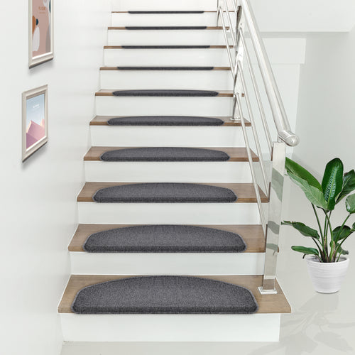 Trapmat set afgerond zelfklevend 15 stuks - 4 varianten