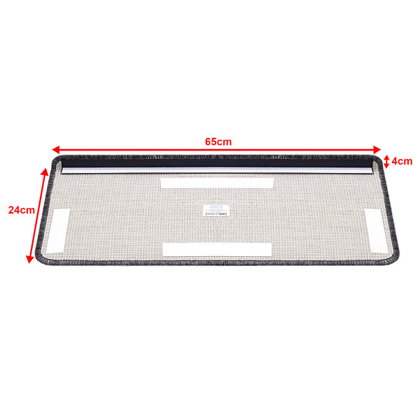 Trapmat zelfklevend set van 15 65x24+4 cm - 4 varianten