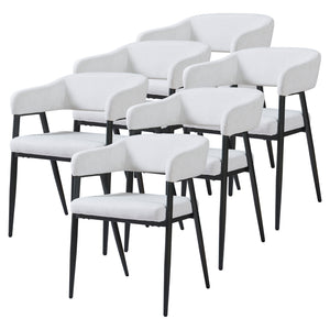 Eetkamerstoel Kohlmand set 77x59x55 cm [en.casa]