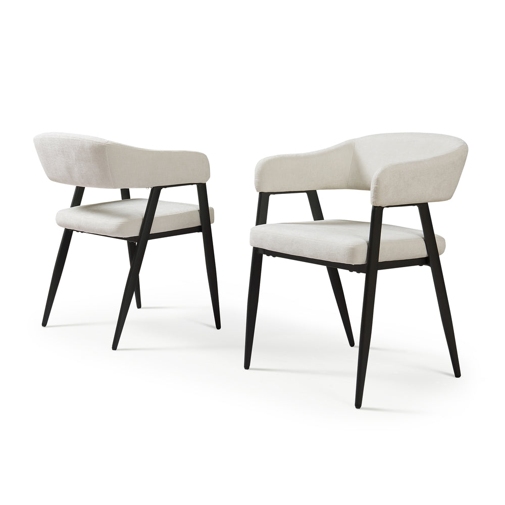 Eetkamerstoel Kohlmand set 77x59x55 cm [en.casa]