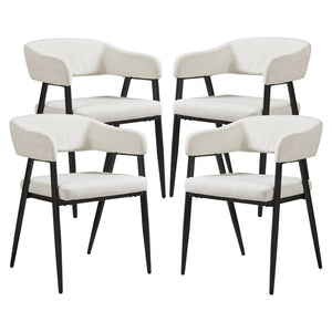 Eetkamerstoel Kohlmand set 77x59x55 cm [en.casa]
