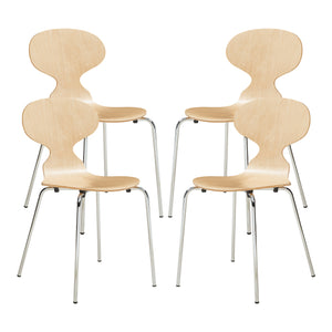 Eetkamerstoelen Kil set van 4 [en.casa]