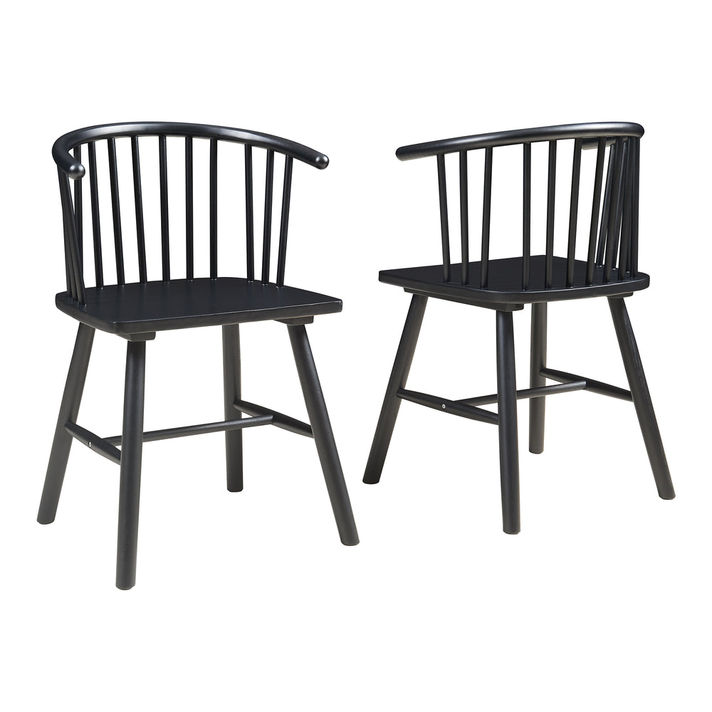 Eetkamerstoel Stami 79x53x47,5 cm set van 2 [en.casa]