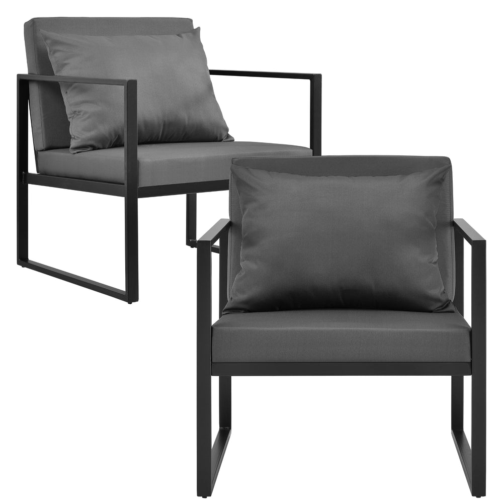 Tuinmeubelen - Set Lerum 4 - dlg. in verschillende kleuren en.casa - premiumXL