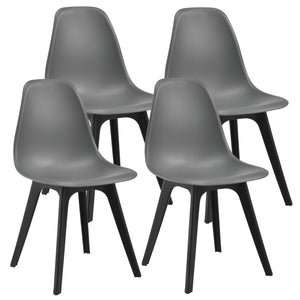 4-delige set Brevik eetkamerstoel 83x54x48 cm in verschillende kleuren en.casa - premiumXL