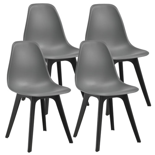 4-delige set Brevik eetkamerstoel 83x54x48 cm in verschillende kleuren en.casa - premiumXL