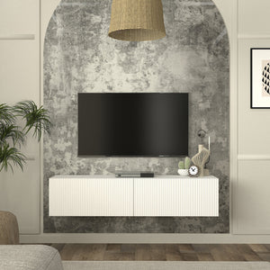 Tv-meubel Verpsboga zwevend 135x32x30 cm [en.casa]