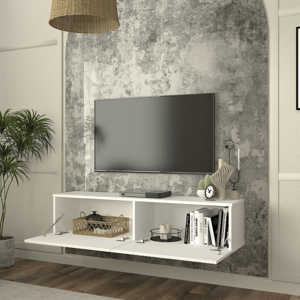 Tv-meubel Verpsboga zwevend 135x32x30 cm [en.casa]