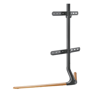 TV standaard Ystad 76,5x97x35 cm zwart en houtkleurig 65-70 inch pro.tec