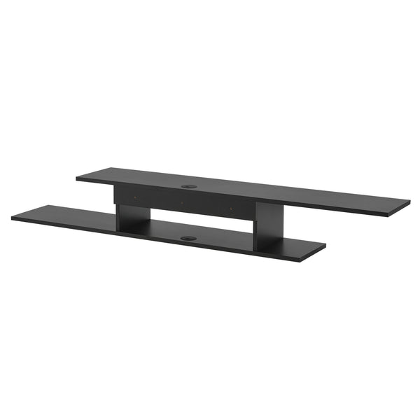 [en.casa] TV wandplank Støvring 21x150x25 cm - 3 varianten