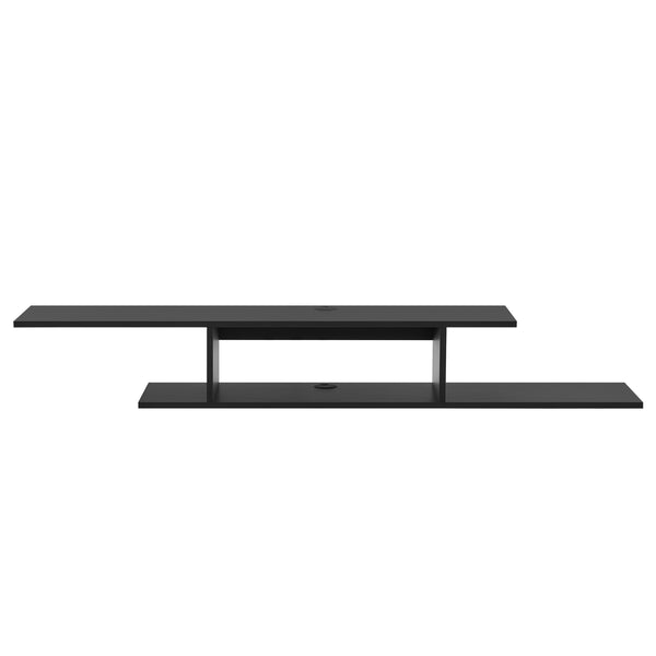 [en.casa] TV wandplank Støvring 21x150x25 cm - 3 varianten