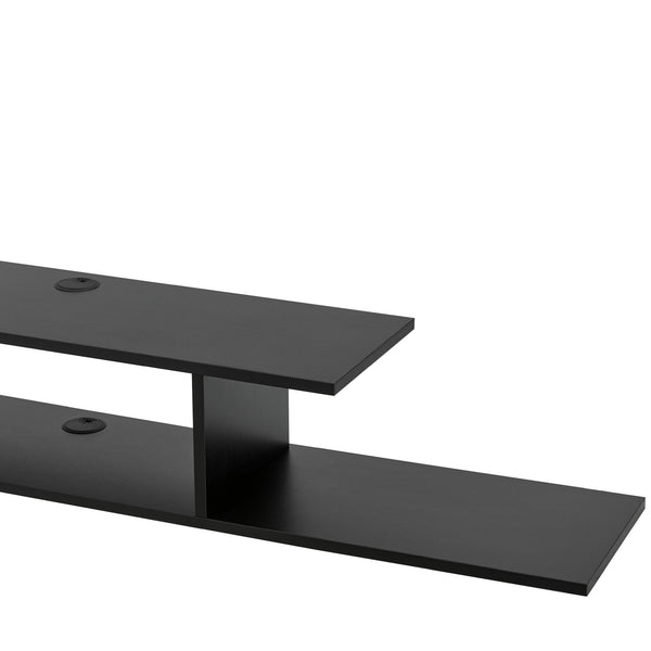 [en.casa] TV wandplank Støvring 21x150x25 cm - 3 varianten