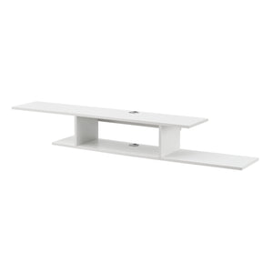 [en.casa] TV wandplank Støvring 21x150x25 cm - 3 varianten