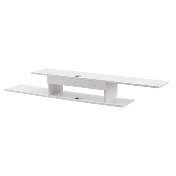 [en.casa] TV wandplank Støvring 21x150x25 cm - 3 varianten