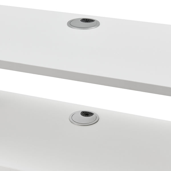 [en.casa] TV wandplank Støvring 21x150x25 cm - 3 varianten