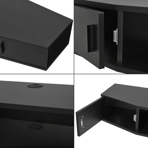 [en.casa] TV wandplank Tørring 17,5x110x30 cm - 3 varianten