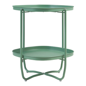 Tuintafel Sandefjord bijzettafel metaal [en.casa]