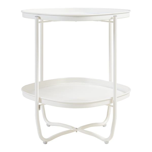 Tuintafel Sandefjord bijzettafel metaal [en.casa]