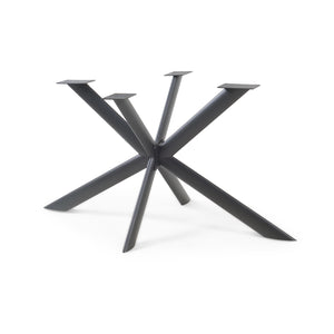 Tafelonderstel Svallersun 140x78x72 cm zwart [en.casa]