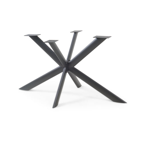 Tafelonderstel Svallersun 140x78x72 cm zwart [en.casa]