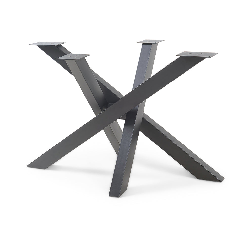 Tafelonderstel Umala staal zwart [en.casa]