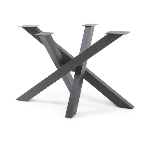 Tafelonderstel Umala staal zwart [en.casa]