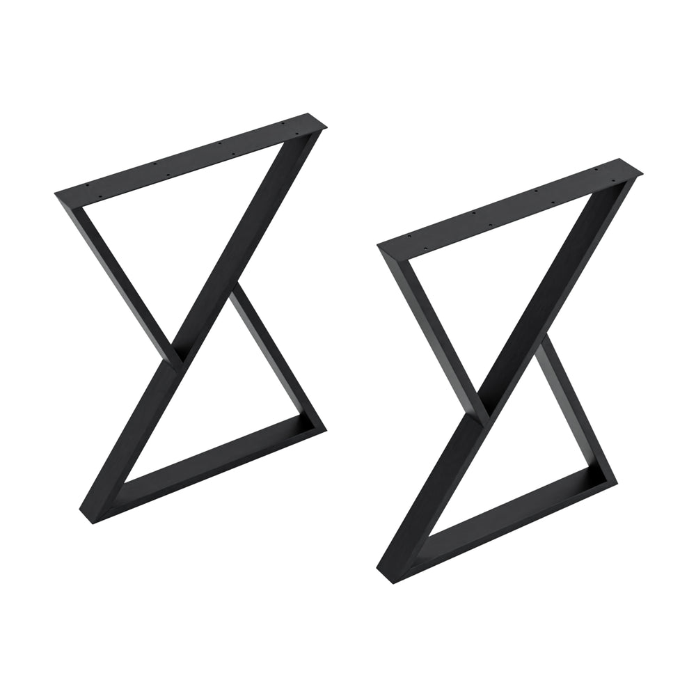 Tafelonderstel Karvia 2-delig Set Staal [en.casa] - premiumXL