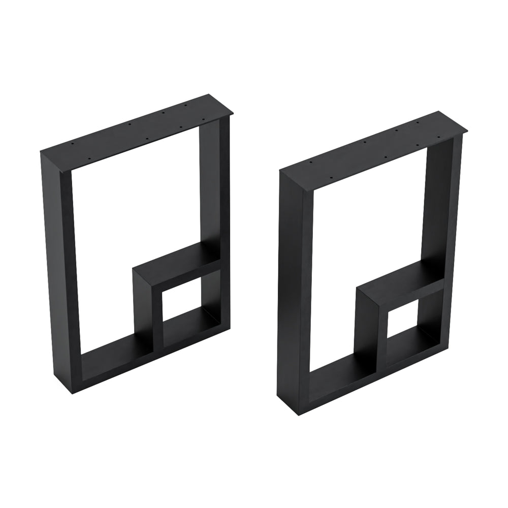 Tafelonderstel Kauhava 2-delig Set Staal [en.casa] - premiumXL