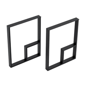 Tafelonderstel Kauhava 2-delig Set Staal [en.casa] - premiumXL