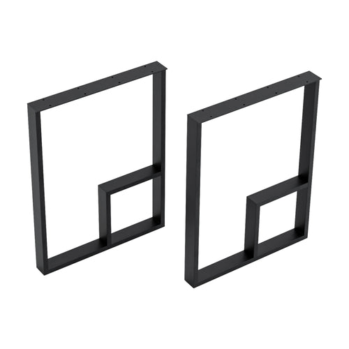 Tafelonderstel Kauhava 2-delig Set Staal [en.casa] - premiumXL