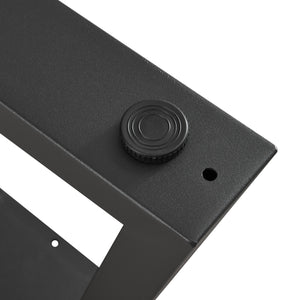 Stalen onderstel Greiling set van 2 tafelpoot zwart [en.casa]