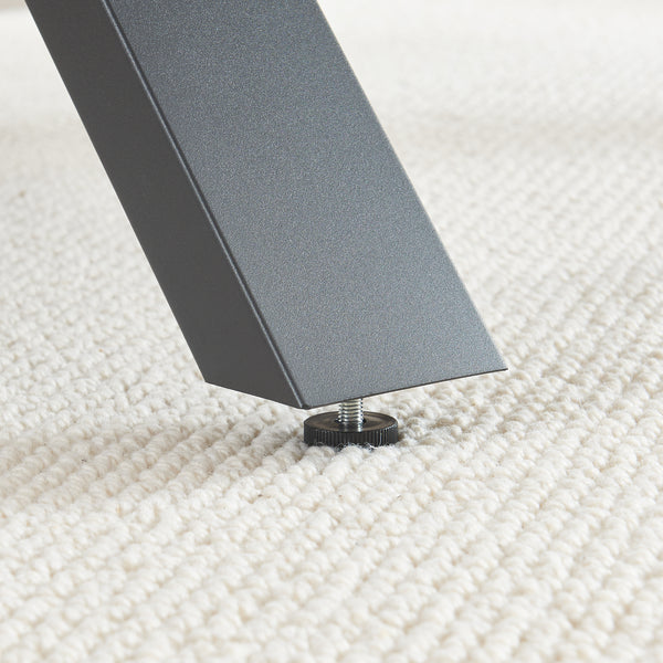 Stalen onderstel Greith set van 2 tafelpoot zwart [en.casa]