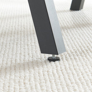 Stalen onderstel Heustreu set van 2 tafelpoot zwart [en.casa]