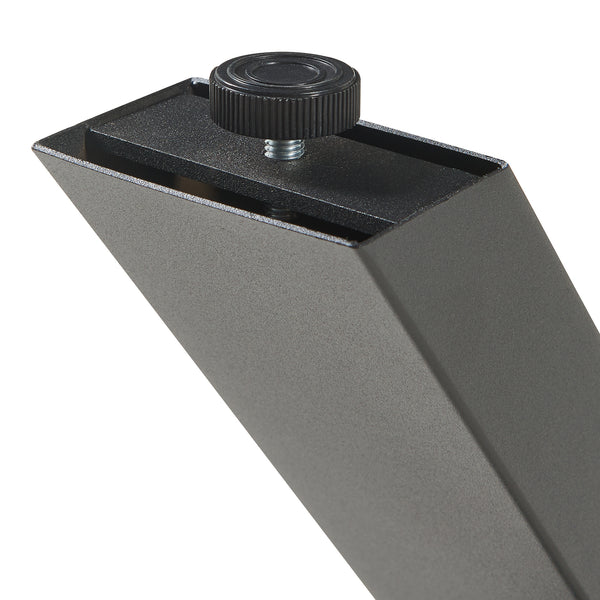 Stalen onderstel Maribo set van 2 tafelpoot zwart [en.casa]